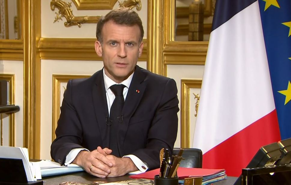 Διάγγελμα Μακρόν: Στέλνουμε επιπλέον εναέρια μέσα και άλλη μία φρεγάτα στην Κύπρο 