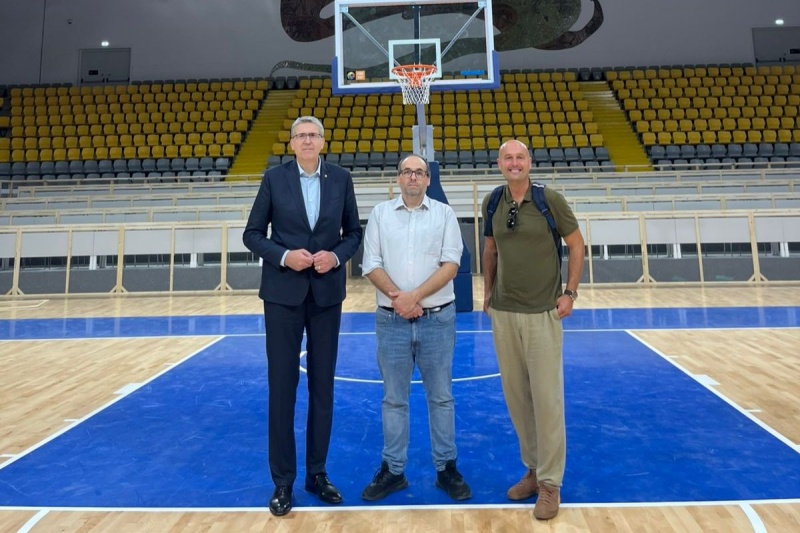 Τη Λεμεσό και το γήπεδο του FIBA EuroBasket 2025 επισκέφθηκε ο Δήμαρχος του Σαράγεβο Σαμίρ Άβντιτς Τη Λεμεσό και το γήπεδο του FIBA EuroBasket 2025 επισκέφθηκε ο Δήμαρχος του Σαράγεβο Σαμίρ Άβντιτς