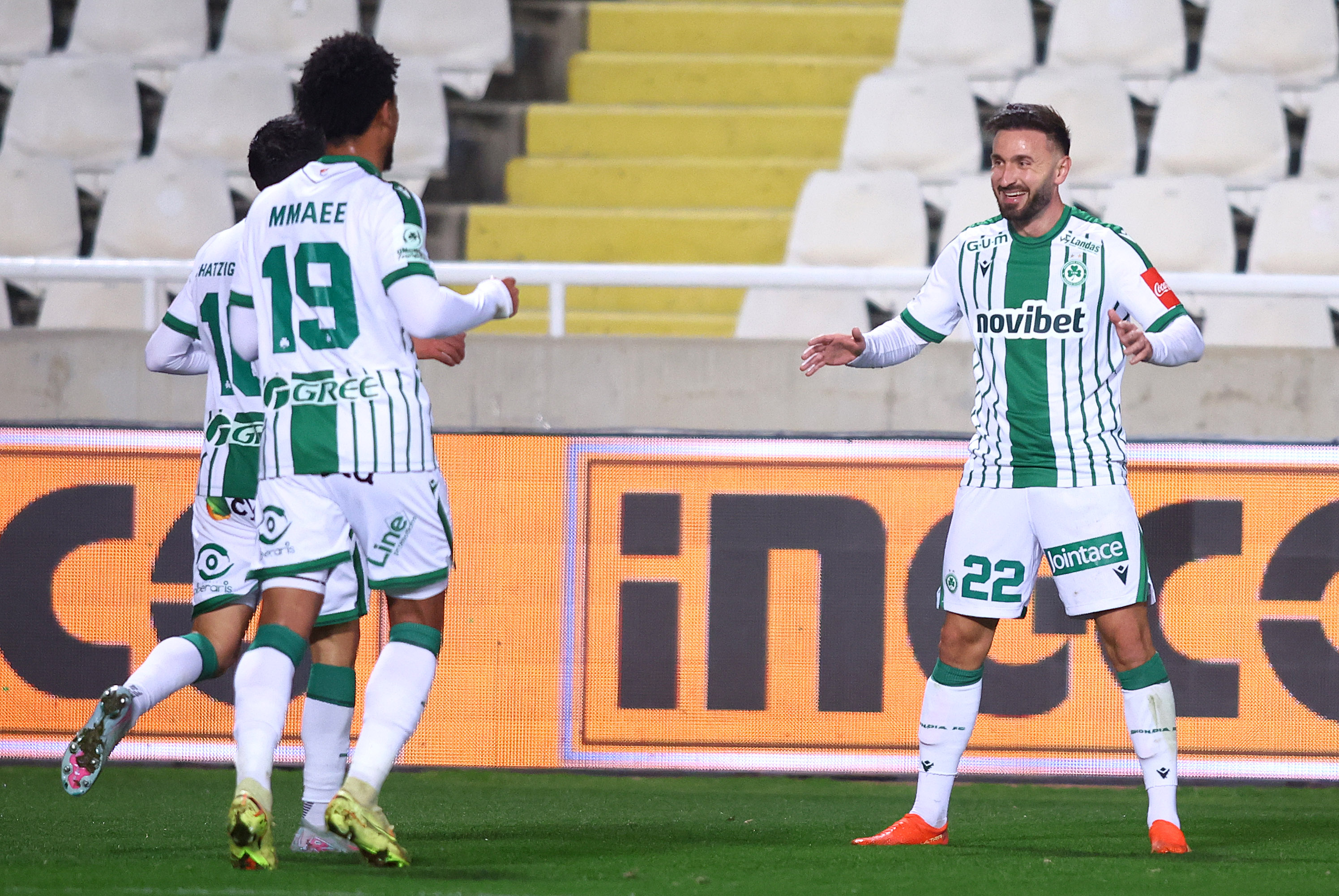 Ομόνοια-ΑΕΚ 2-1: Μαέ και Τάνκοβτις "χάρισαν" την πρόκριση στην Ομόνοια