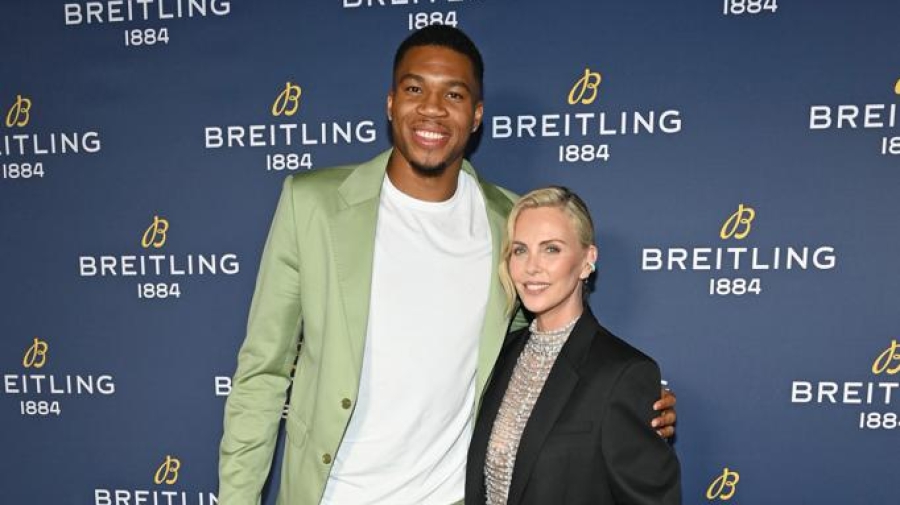 Γιάννης Αντετοκούνμπο: Φωτογραφήθηκε με την Σαρλίζ Θερόν