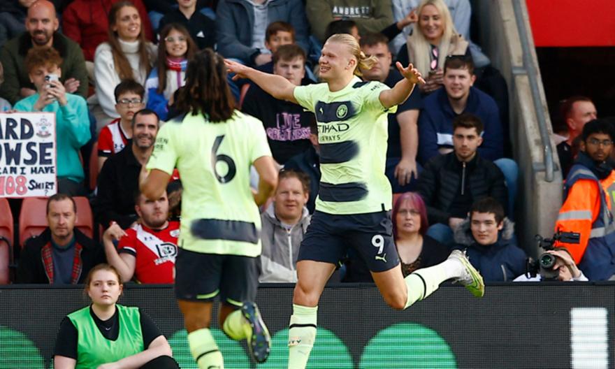 Ο Χάαλαντ επέστρεψε αγριεμένος και η Μάντσεστερ Σίτι πέρασε με άνεση από την έδρα της Σαουθάμπτον