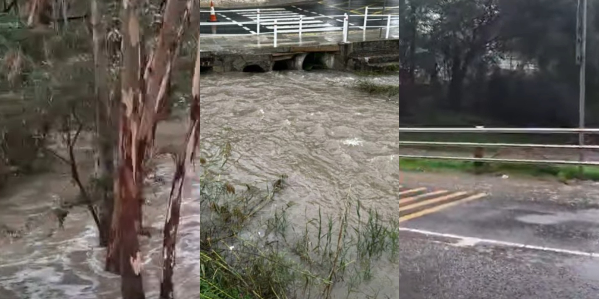 BINTEO: Ορμητικός ο Πεδιαίος μετά από τις καταρρακτώδεις βροχές – Πλησιάζει στο οδόστρωμα το νερό