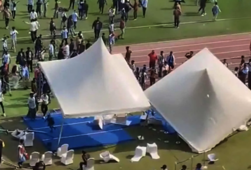 Σκηνές χάους και ΝΤΡΟΠΗΣ στην περιοδεία του Μέσι (ΒΙΝΤΕΟ)