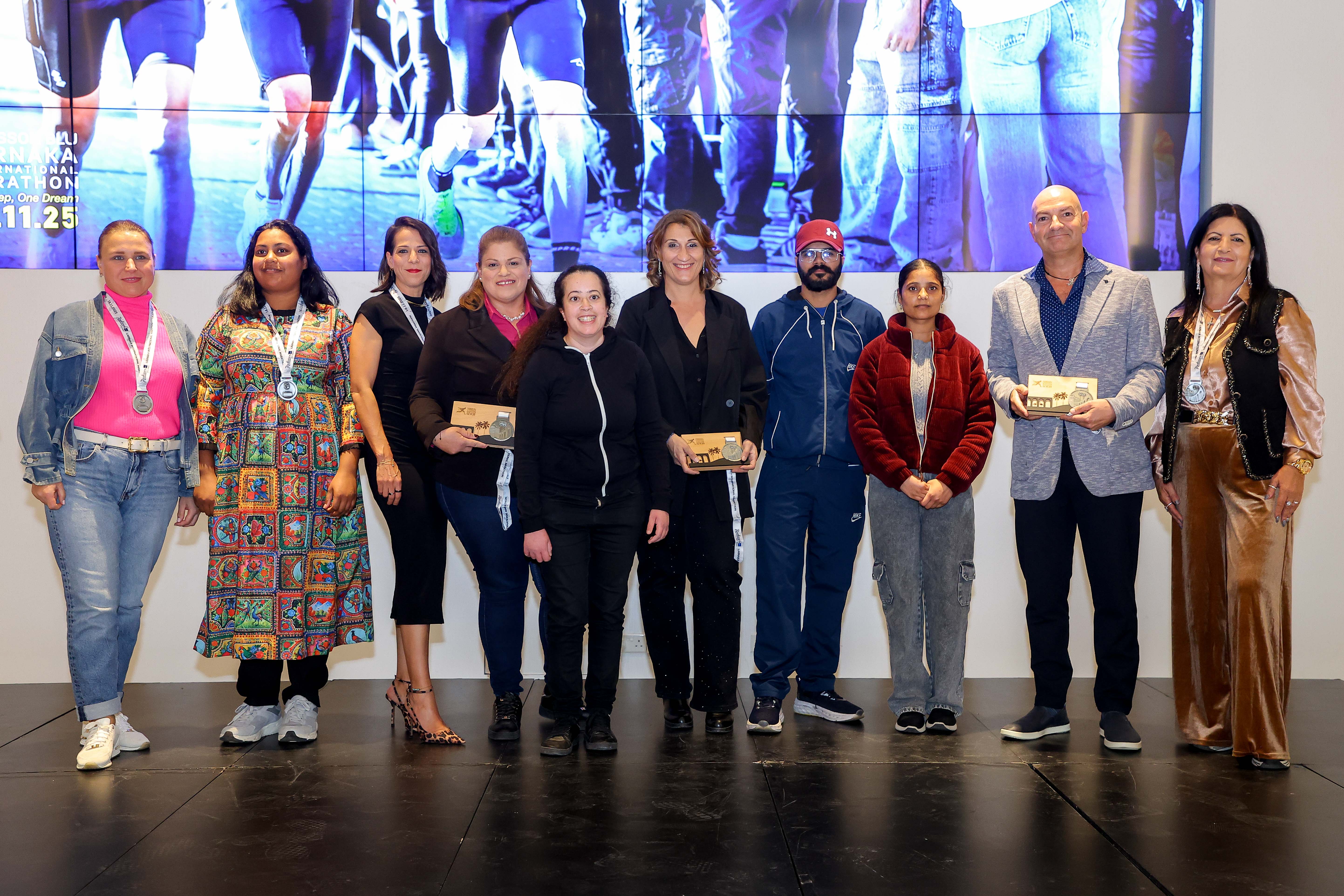 Τιμήθηκαν οι εθελοντές του 8ου Radisson Blu Διεθνούς Μαραθωνίου Λάρνακας