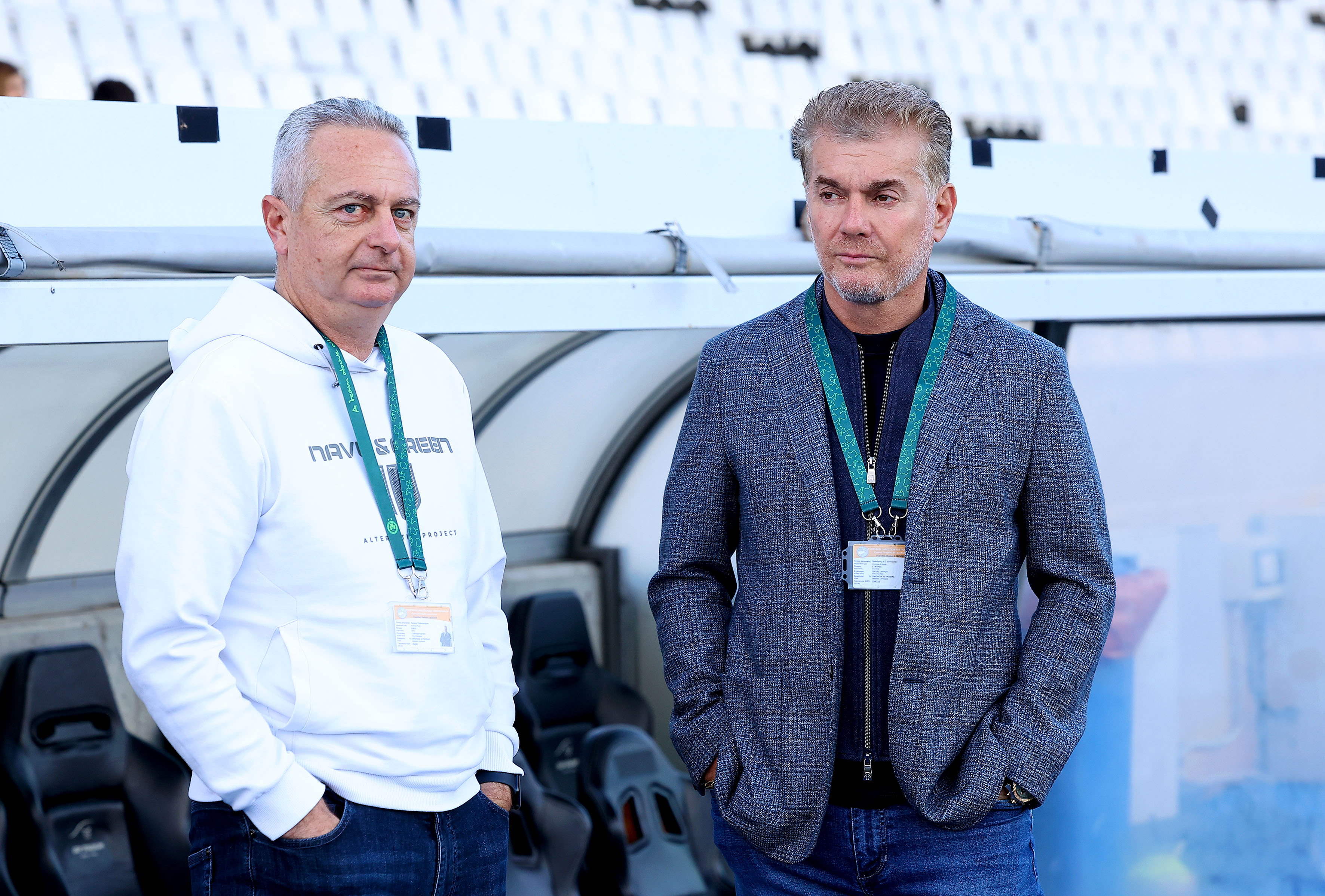 Παπασταύρου και Ταραπουλούζης πριν το ντέρμπι - ΦΩΤΟΓΡΑΦΙΑ