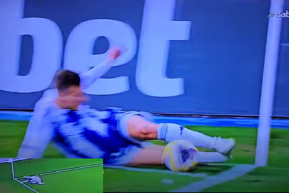 Σπάνια φάση από Σατίν στο Ανόρθωση-Εθνικός (ΒΙΝΤΕΟ)