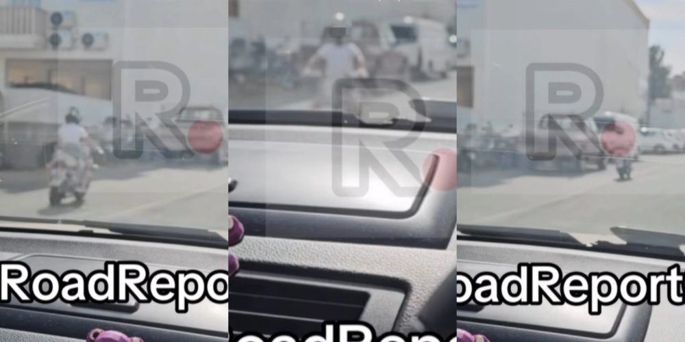 VIDEO - ΣΟΚ στο Παραλίμνι: Μικρό παιδί οδηγούσε μοτοσικλέτα μόνο του σε δρόμο με κίνηση!