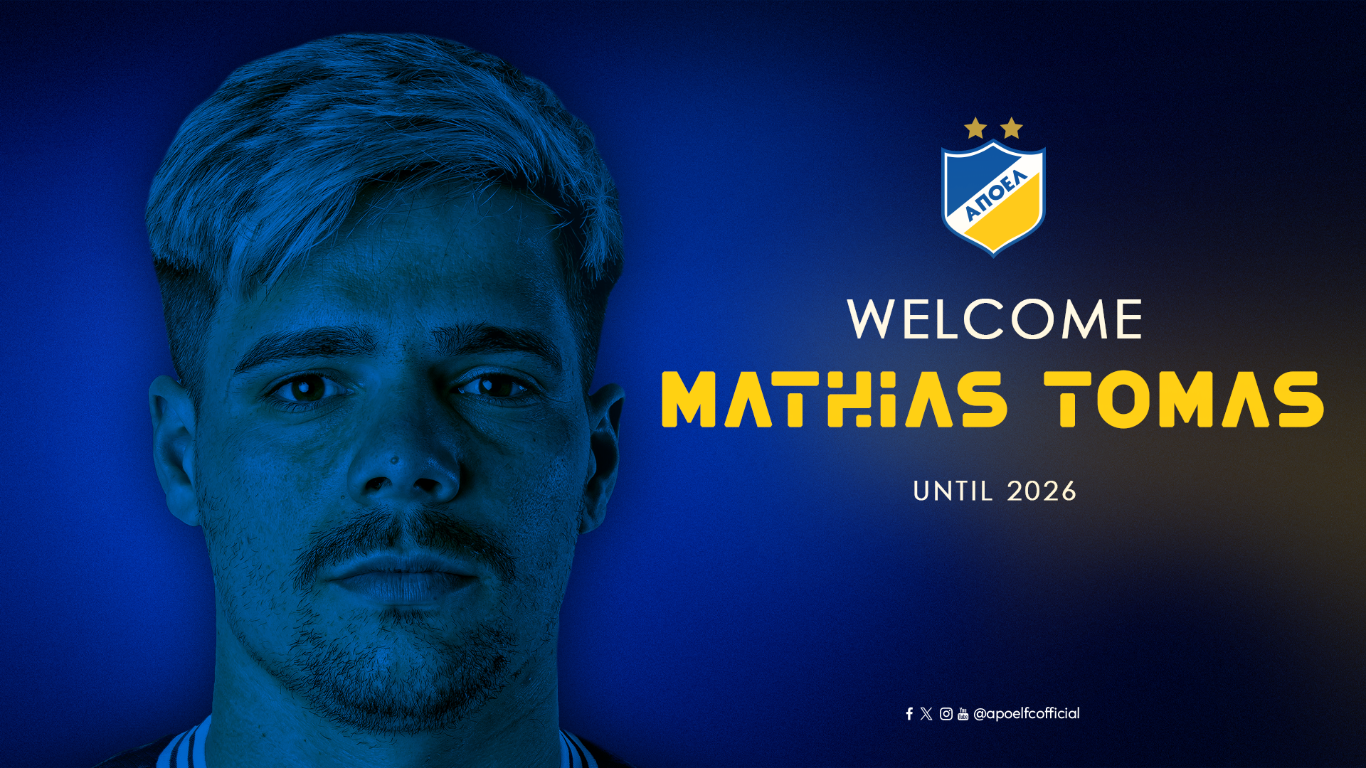 AΠΟΕΛ: Συμφωνία δανεισμού με FC Thun για Mathías Tomás