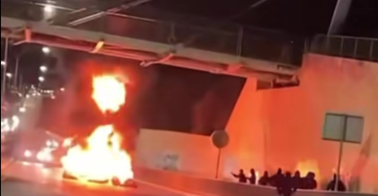 Απίστευτα βίντεο: Αυτό δεν είναι Κύπρος… είναι εμπόλεμη ζώνη - Φωτιές στη μέση του αυτοκινητόδρομου σε όλο το νησί