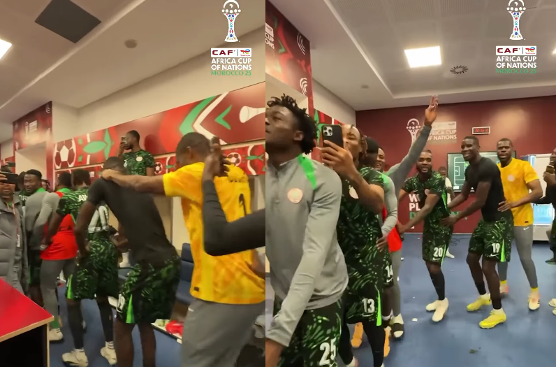 Πάρτι για Ουζόχο στα αποδυτήρια της Νιγηρίας (ΒΙΝΤΕΟ)