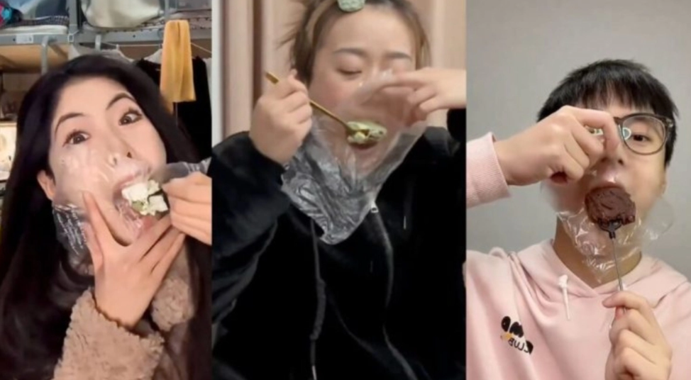 Το νέο, επικίνδυνο hack αδυνατίσματος της Κίνας: Πλαστική μεμβράνη στο στόμα για να τρώνε... χωρίς θερμίδες