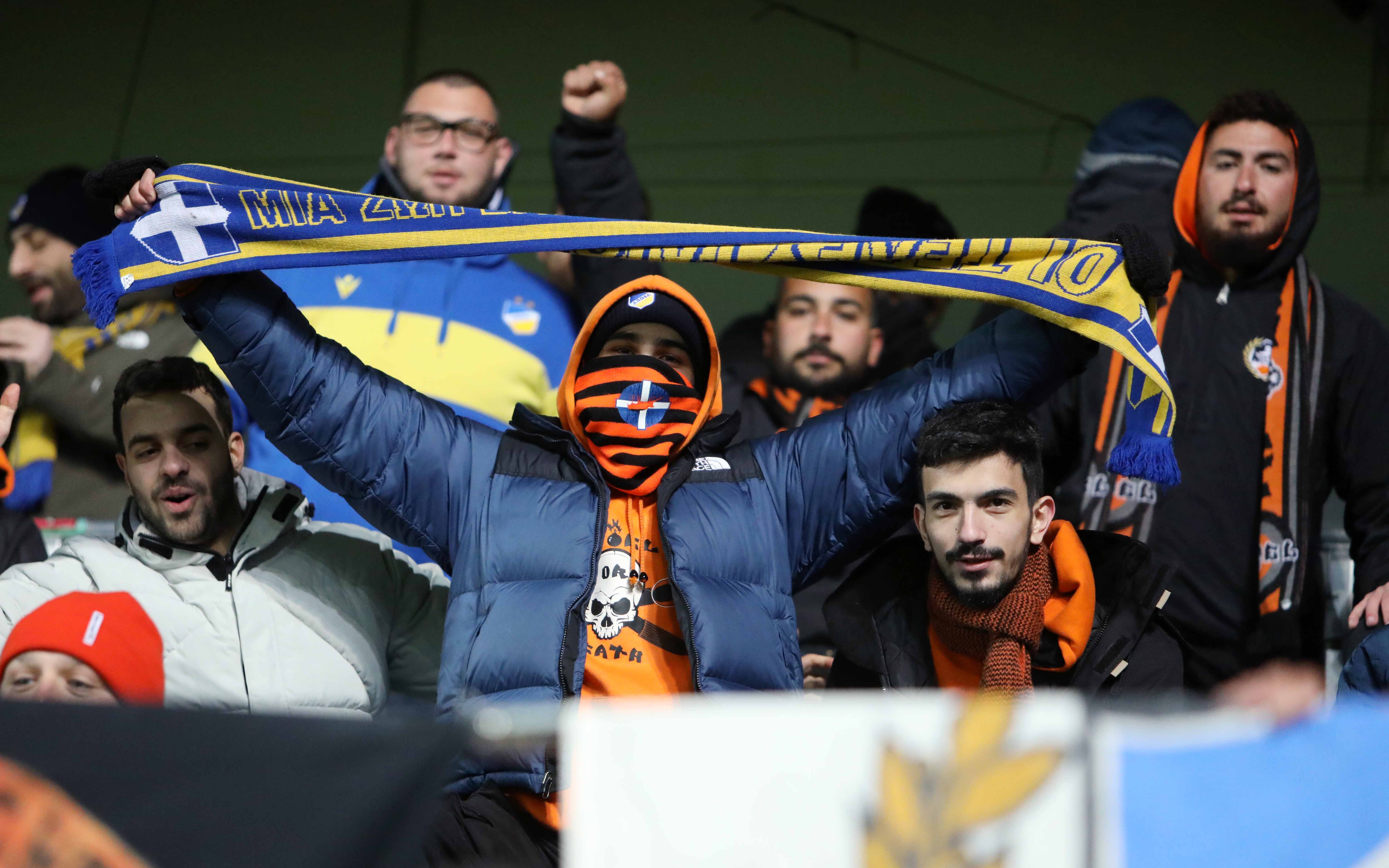 Οι ΑΠΟΕΛίστες στο παγωμένο «Aker Stadion» (ΦΩΤΟΓΡΑΦΙΕΣ)