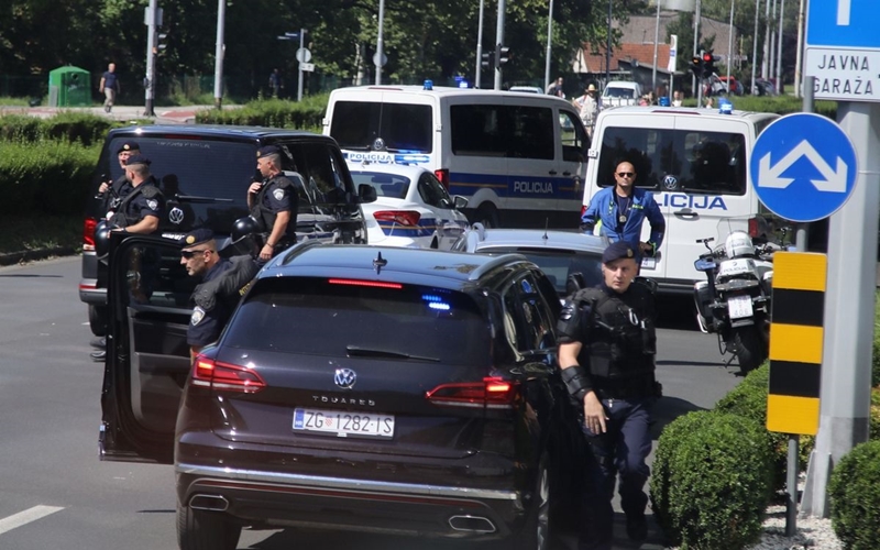 «Αστακός» το αεροδρόμιο του Ζάγκρεμπ, ισχυρές αστυνομικές δυνάμεις και στο ξενοδοχείο της Ένωσης