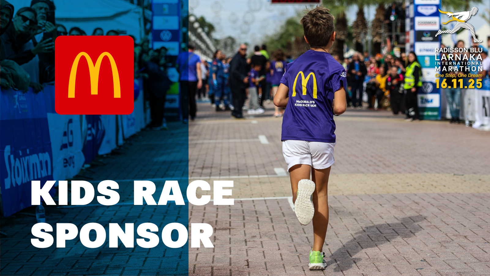 Με την McDonald’s™ Κύπρου, ο Radisson Blu Διεθνής Μαραθώνιος Λάρνακας γεμίζει παιδικά χαμόγελα Με την McDonald’s™ Κύπρου, ο Radisson Blu Διεθνής Μαραθώνιος Λάρνακας γεμίζει παιδικά χαμόγελα