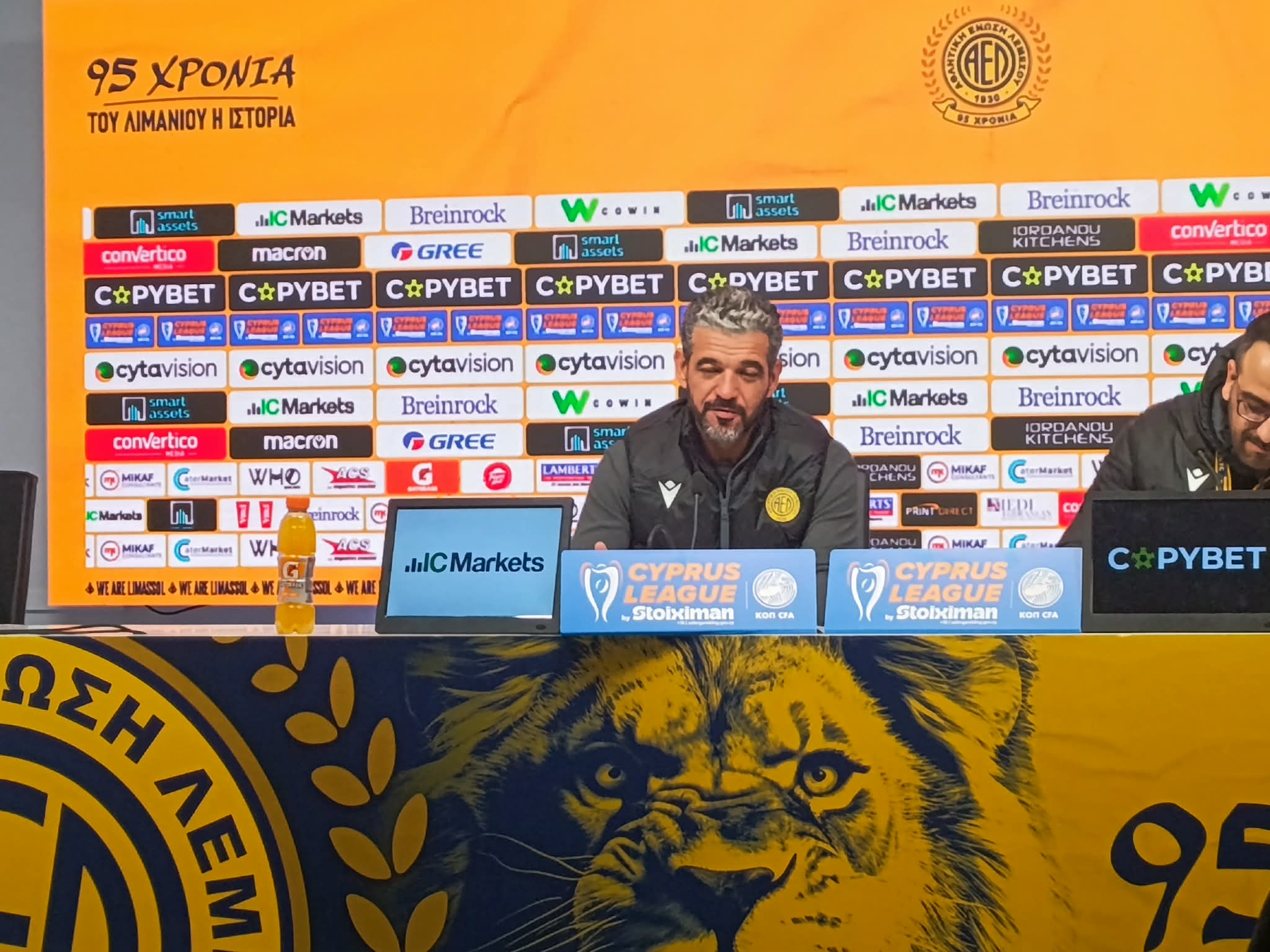 ΜΑΡΤΙΝΣ: «Η Ομόνοια είναι η καλύτερη ομάδα που παίξαμε μέχρι τώρα»