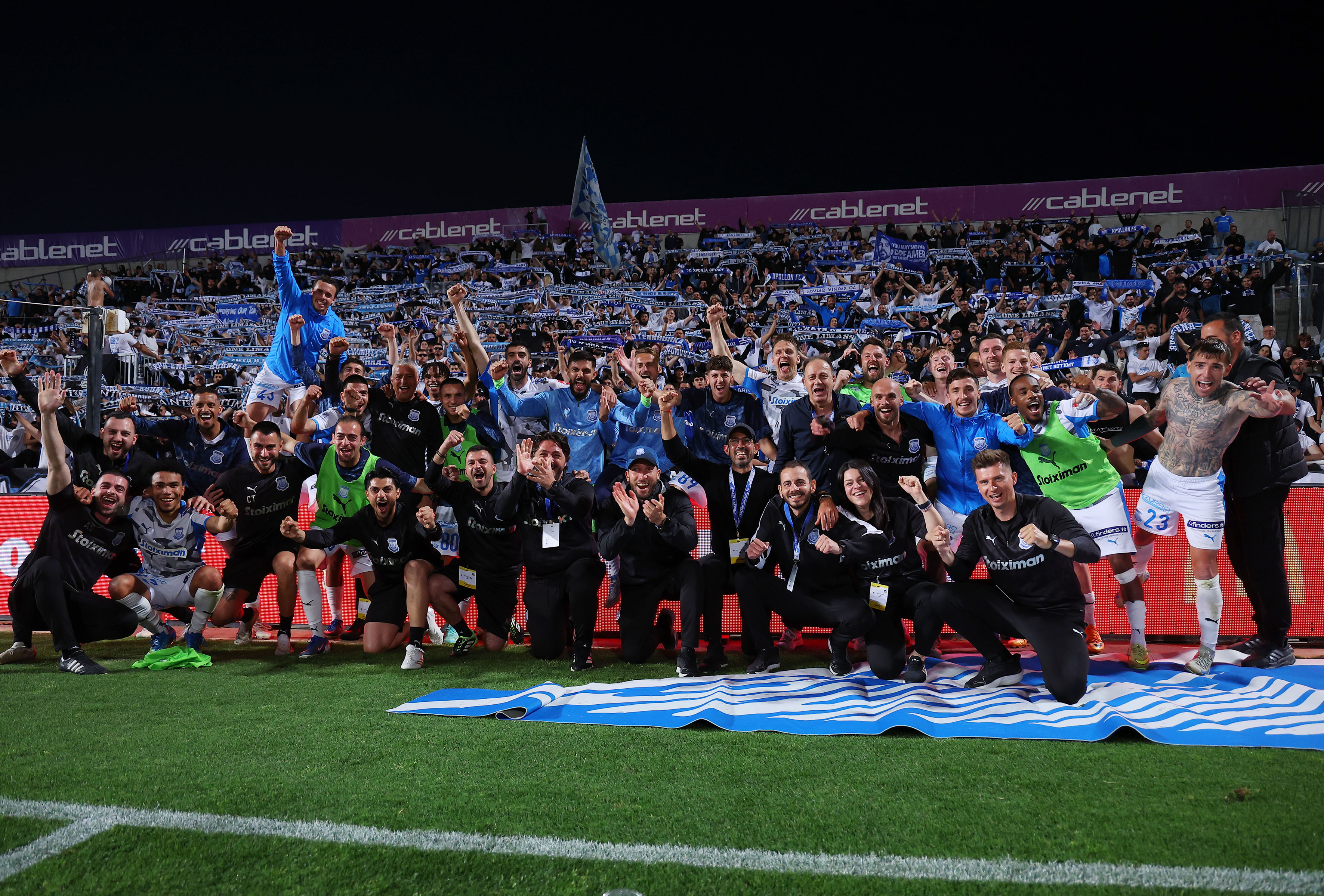 AΠΟΛΛΩΝ: Πανηγύρισαν έντονα την πρόρκιση (ΦΩΤΟΓΡΑΦΙΑ)