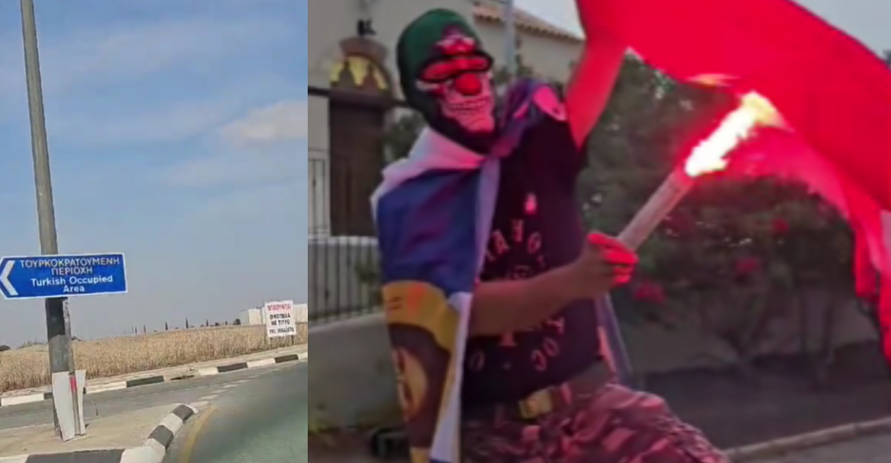 Viral βίντεο: Πέρασε την πράσινη γραμμή κατέβασε και έκαψε τούρκικη σημαία – Θύελλα αντιδράσεων – Τι ισχύει για το περιστατικό;