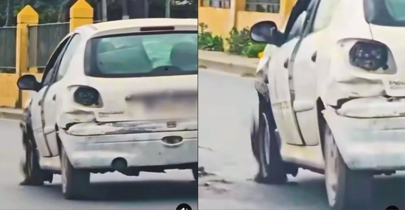 Απίστευτο Βίντεο: Αυτοκίνητο... ερείπιο προκαλεί πανικό 