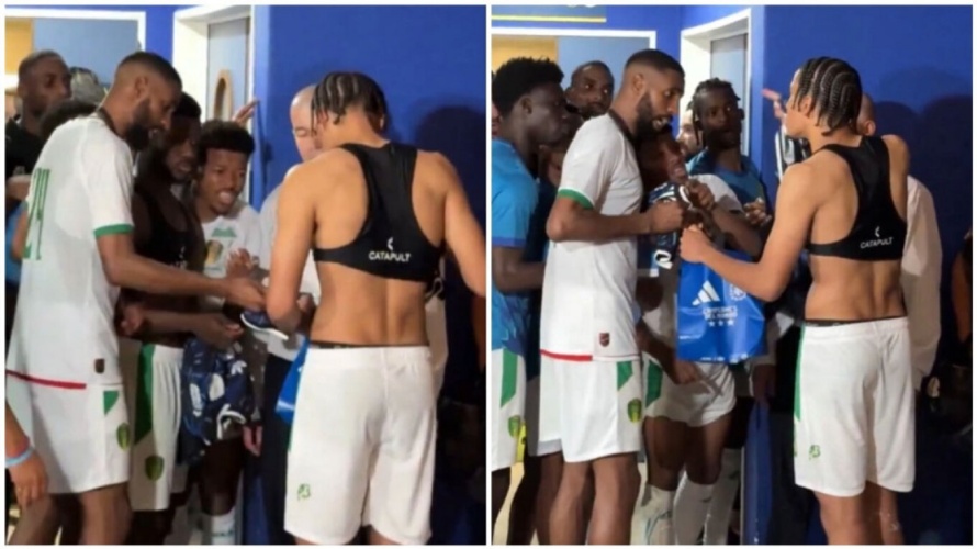 Σαν... παιδάκια έκαναν οι παίκτες της Μαυριτανίας για τις φανέλες των παικτών της Αργεντινής! (ΒΙΝΤΕΟ)
