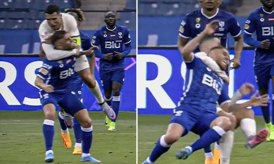 Ο Ρονάλντο... ντύθηκε ΜακΓκρέγκορ «ξαπλώνοντας» αντίπαλο στο χορτάρι με λαβή ΜΜΑ!