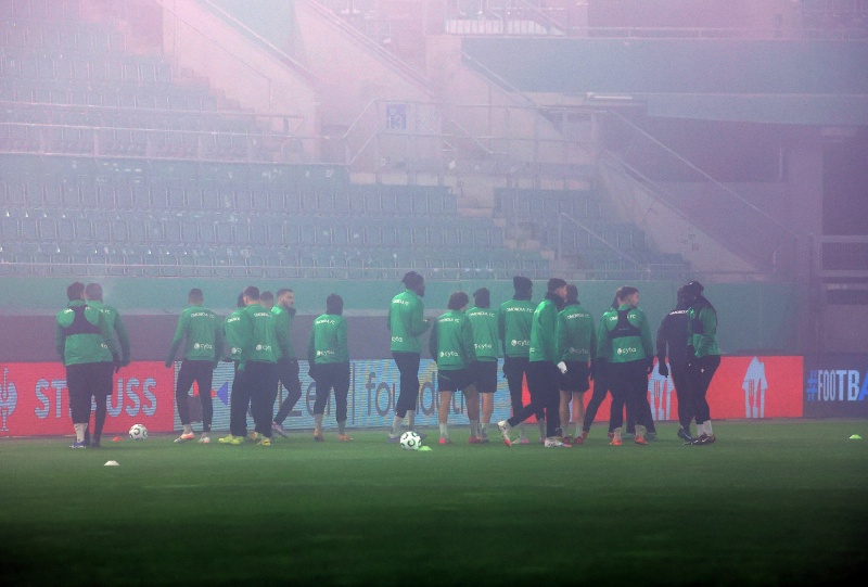 ΦΩΤΟΡΕΠΟΡΤΑΖ από την τελευταία προπόνηση της Ομόνοιας στη Βιέννη