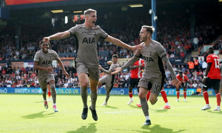 Αλύγιστη Τότεναμ, «πάτησε» τη Λούτον με 10 παίκτες και ανέβηκε αήττητη στην κορυφή!