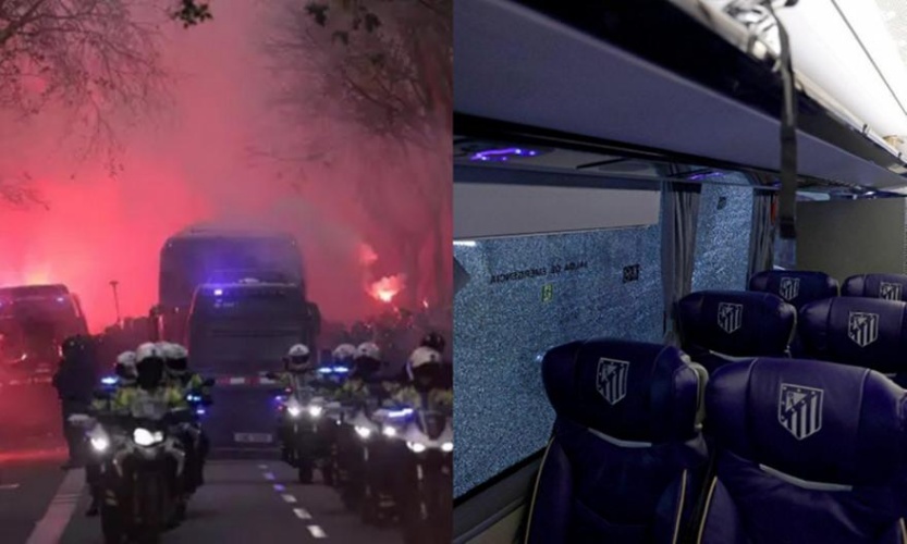 Ατλέτικο Μαδρίτης: Επίθεση στο πούλμαν από οπαδούς της Μπαρτσελόνα πριν το ματς στο Καμπ Νόου (ΒΙΝΤΕΟ)