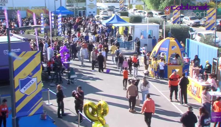 LIVE STREAMING: To Fan Day του ΑΠΟΕΛ – Αυτόγραφα από τους παίκτες (ΒΙΝΤΕΟ)
