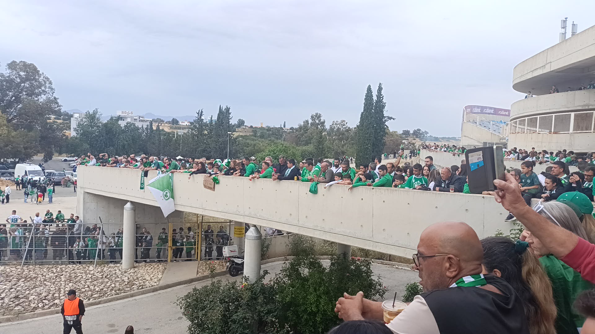Χαμός στο ΓΣΠ από νωρίς... Οι Ομονοιατες περιμένουν την πράσινη αποστολή (ΒΙΝΤΕΟ)