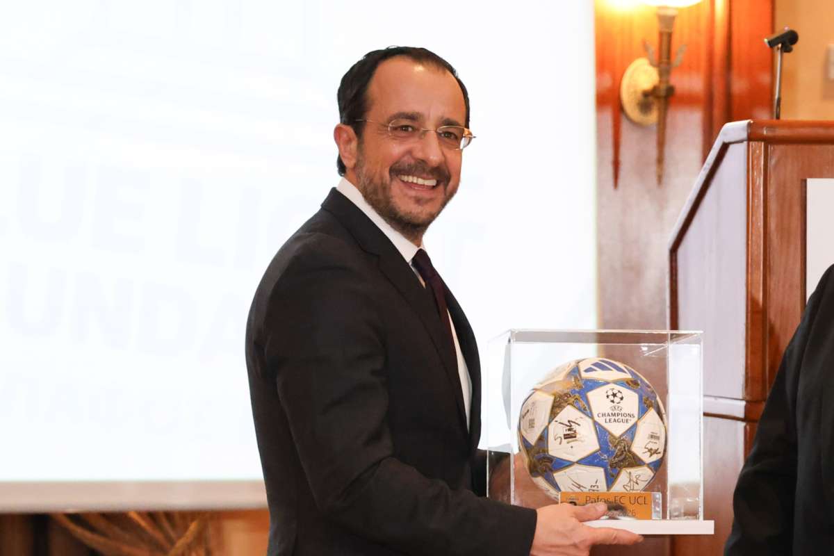 Νίκος Χριστοδουλίδης: «Είμαι εδώ απόψε για να χαρώ μαζί σας τις επιτυχίες της ΑΕΚ, έστω και αν αυτές είναι ενάντια στη δική μου ομάδα»