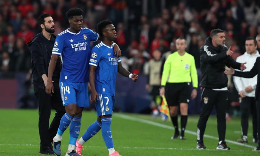 Έντονη ΑΝΤΙΔΡΑΣΗ Βινίσιους: «Οι ρατσιστές είναι πάνω απ' όλα δειλοί, όμως έχουν την προστασία άλλων»