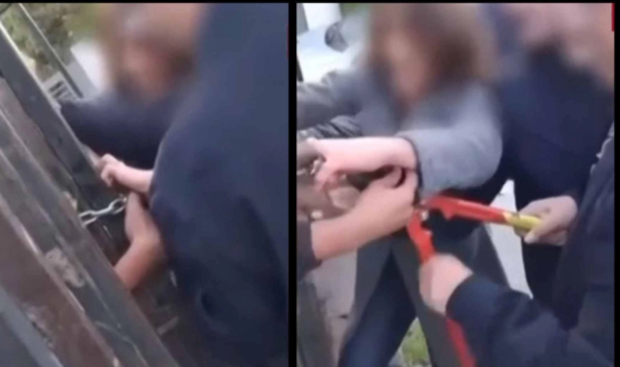 Βίντεο ντοκουμέντο: Καθηγητής πήγε να κόψει με κόφτη τα δάχτυλα μαθητή για να «σπάσει» την κατάληψη