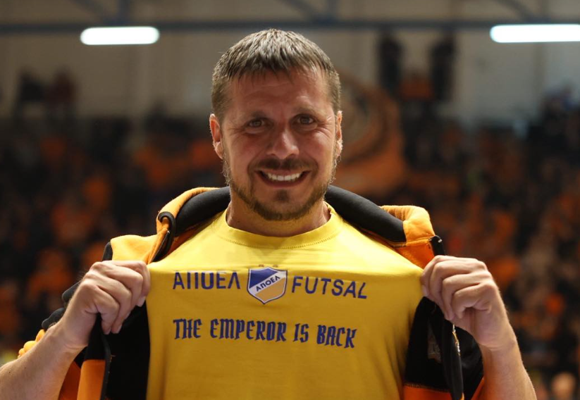 ΧΑΡΗΣ ΒΑΣΙΛΕΙΟΥ: «Το futsal πρέπει να αποτελέσει πρότυπο για το ποδοσφαιρικό ΑΠΟΕΛ»