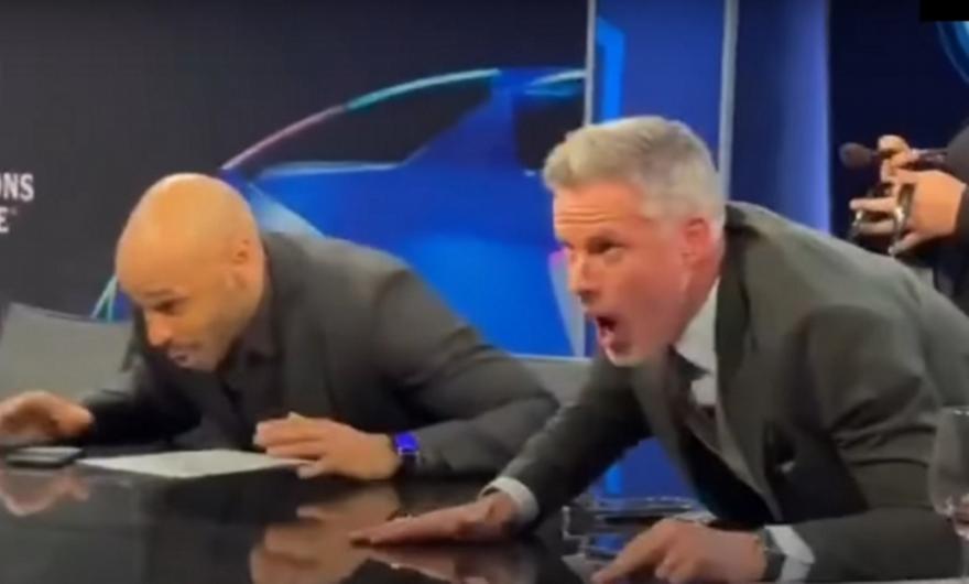 Οι αντιδράσεις των Ανρί και Κάραγκερ στο γκολ της Ίντερ στην παράταση