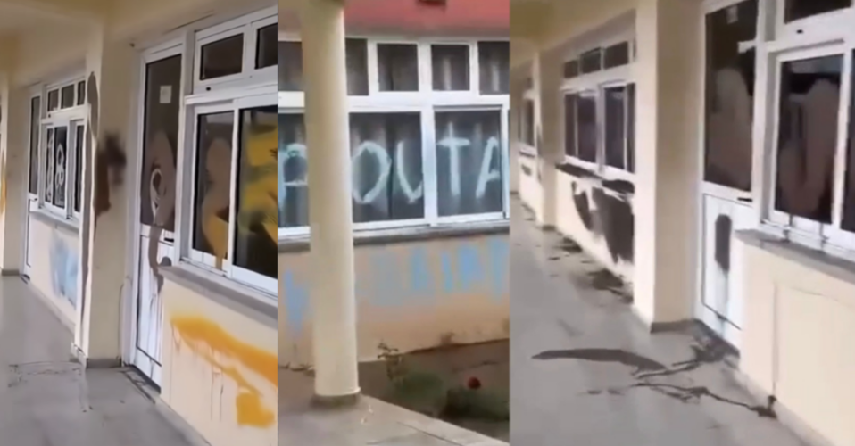 Βανδάλισαν σχολείο στην Κύπρο με χυδαία συνθήματα: Τεράστιες ζημιές - Εικόνες και βίντεο που προκαλούν οργή