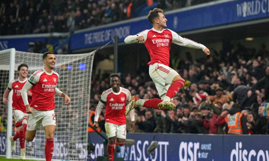 Χαμογέλασε στο λονδρέζικο ντέρμπι με την Τσέλσι και έκανε βήμα πρόκρισης προς τον τελικό του Λιγκ Καπ η Άρσεναλ!