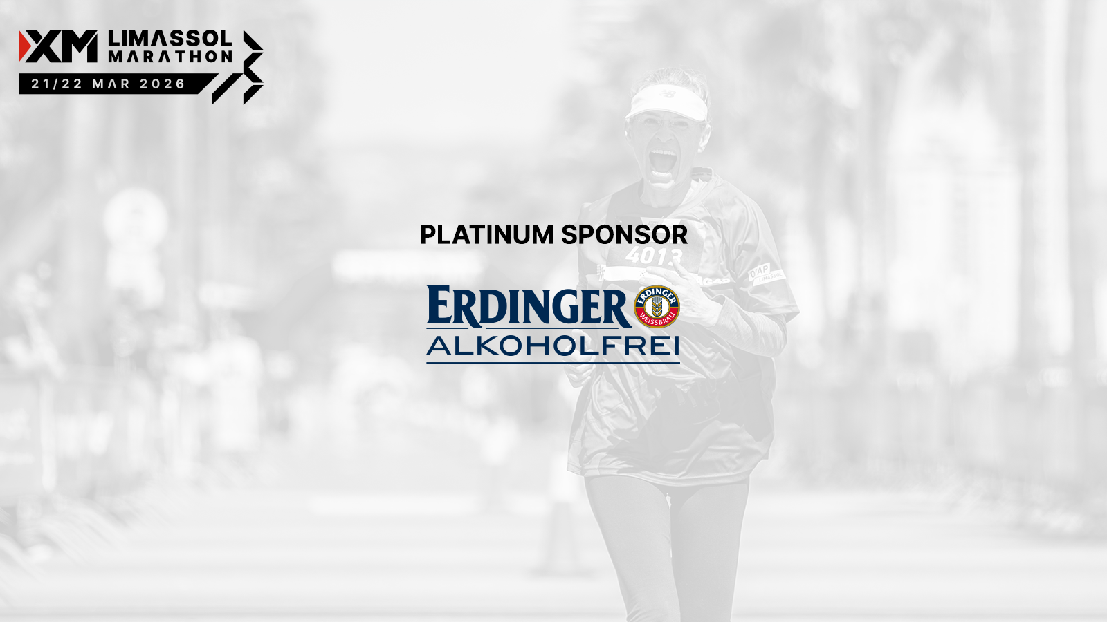 Η Erdinger Alkoholfrei Επίσημη Μπύρα του XM Μαραθωνίου Λεμεσού