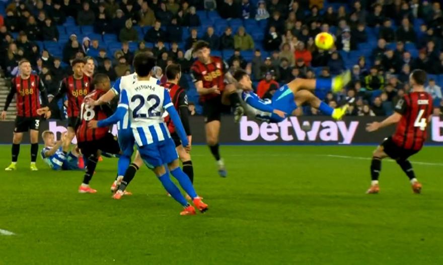 Τρέλα Κωστούλα: Μπήκε στο 77' και με ανάποδο ψαλίδι στο 91' ισοφάρισε για την Μπράιτον! (ΒΙΝΤΕΟ)