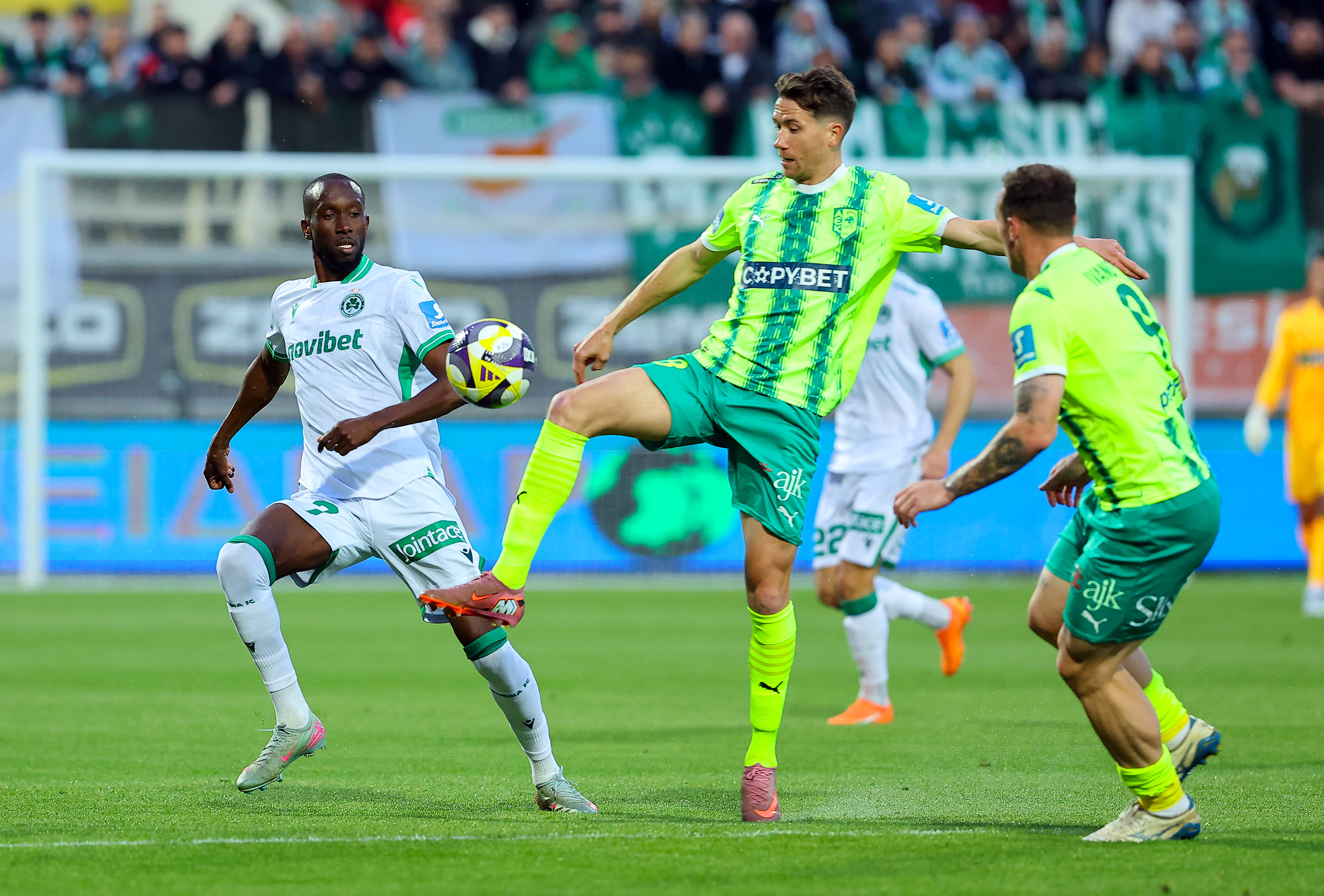 LIVE: ΑΕΚ-Ομόνοια 0-0 (A' HMIXΡΟΝΟ)