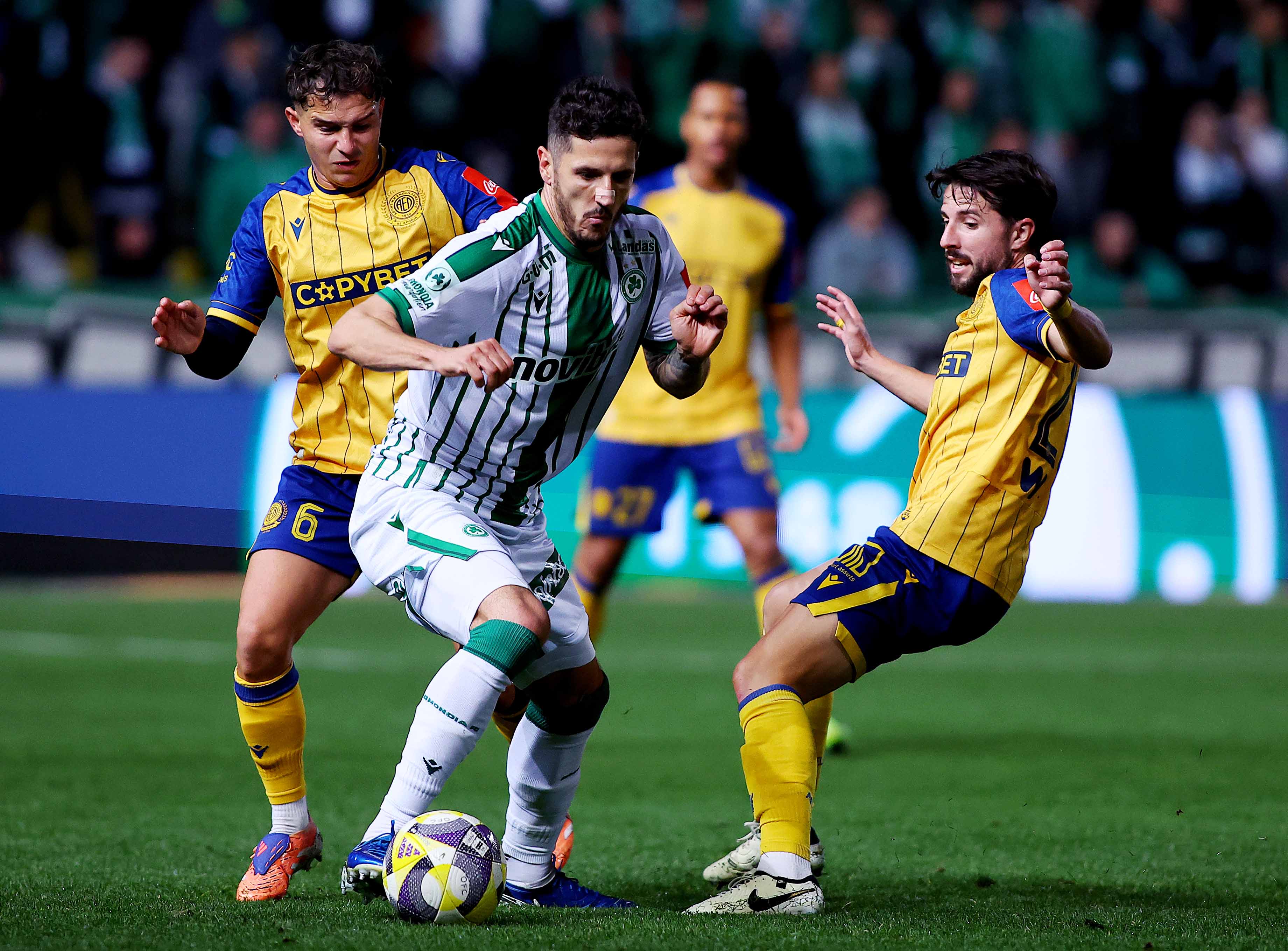 LIVE: Ομόνοια –ΑΕΛ 0-0 (A' HMIXΡONO)