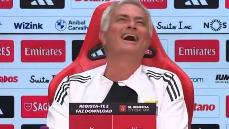 Αυτό σίγουρα δεν το έχουμε ξαναδεί: Η ατάκα δημοσιογράφου που έκανε τον Μουρίνιο να... λυθεί στα γέλια!